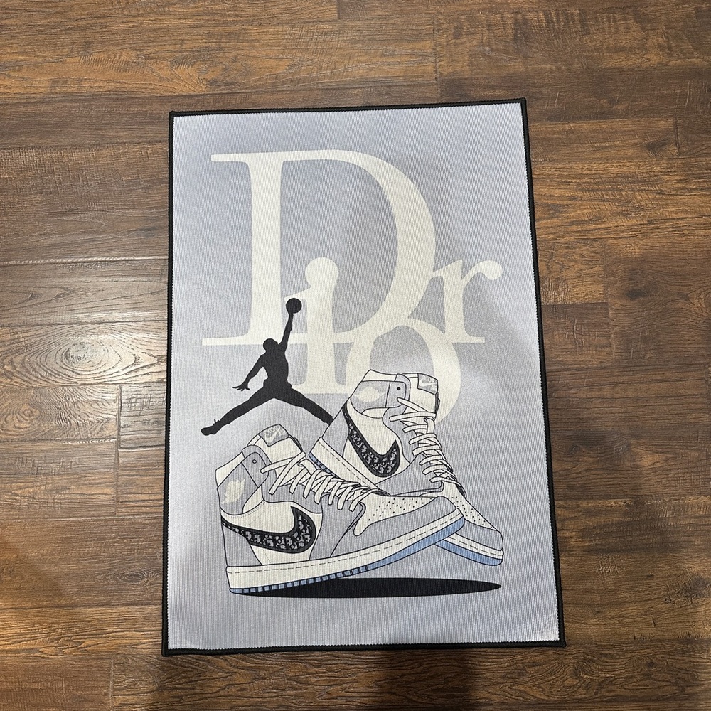 NEW Custom DIOR x JORDAN Rug